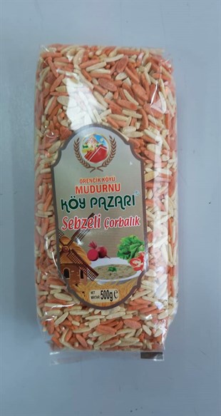 Arpa Sebzeli Çorbalık Erişte 500 Gr. - Örencik Köyü Mudurnu Köy Pazarı